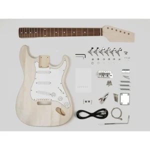 Kit guitare électrique Stratocaster à assembler – Boston Stallion DIY Certifié