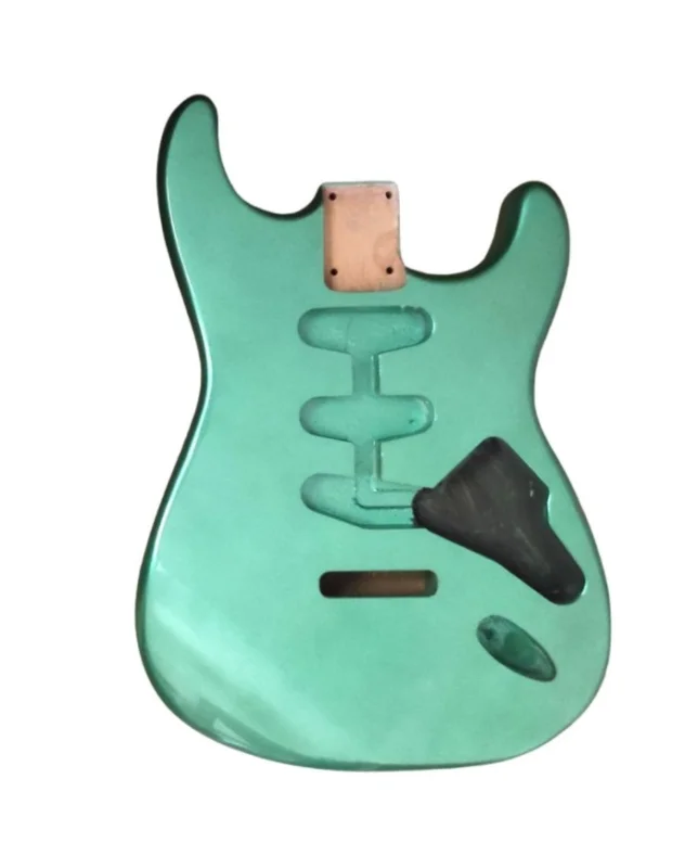 Corps Stratocaster metallic Green, en aulne 3 pièces Vente Directe