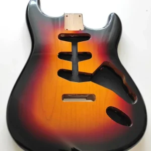 Corps Stratocaster Sunburst 3 Tons, aulne 2 pièces, SSS Commander Maintenant