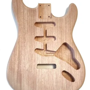 Corps Stratocaster léger en acajou 2 pièces, unfinished Prix Réduit