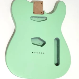 Corps Telecaster Surf Green, 3P, verni gloss Promotion