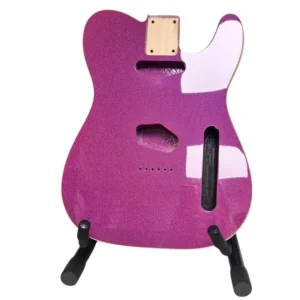 Corps Telecaster Sparkle Violet, double binding, Aulne 3 pièces Vente Flash