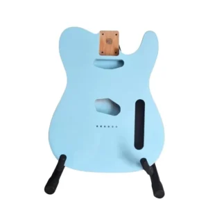 Corps Telecaster Aulne 3 pièces, Sonic Blue et double binding, Certifié