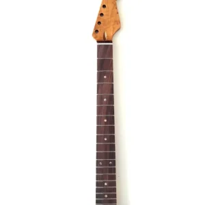 Manche Stratocaster en érable flammé, touche palissandre et vernis gloss Expédition Rapide