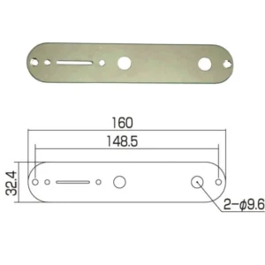 Plaque de Controle Nickel pour Telecaster Bon Marché