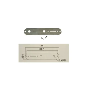 Plaque de Controle Chrome Vieilli pour Telecaster Commande En Gros