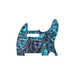Offre Limitée Pickguard Telecaster 8 trous, en résine vert et violine- Guyker
