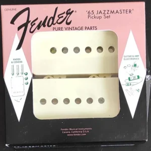 Micros Jazzmaster Fender Pure Vintage ‘65, vintage white, set de 2 Vente Flash