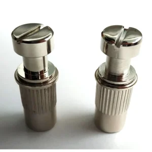 Set de 2 Vis + 2 Inserts Metrique Nickel diamètre 12mm pour cordier stoptail Acheter En Ligne