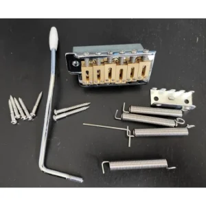 Nouvelle Collection Tremolo Strat Chrome bloc Zinc et pontets en laiton massif 10.8mm