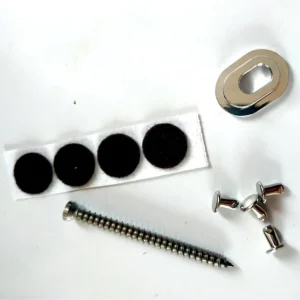 Vente Directe TOWNER Hinge Plate Adaptateur KIT Bigsby Aluminium avec vis 2 pouces