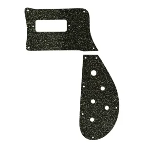 Pickguard pour Rickenbacker Bass 4003 2pc Noir Paillette 3ply Prix Cassé