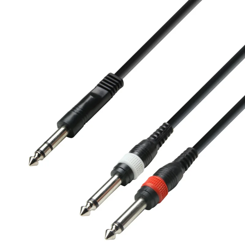 Quantité Limitée Câble Audio Jack 6,35 Mm Stéréo Vers 2 X Jack 6,35 Mm Mono 3 M