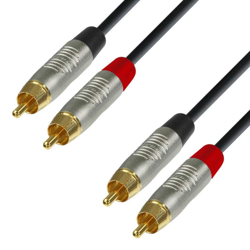 Commande En Gros Câble Audio Rean 2 X Rca Mâle Vers 2 X Rca Mâle 6 M