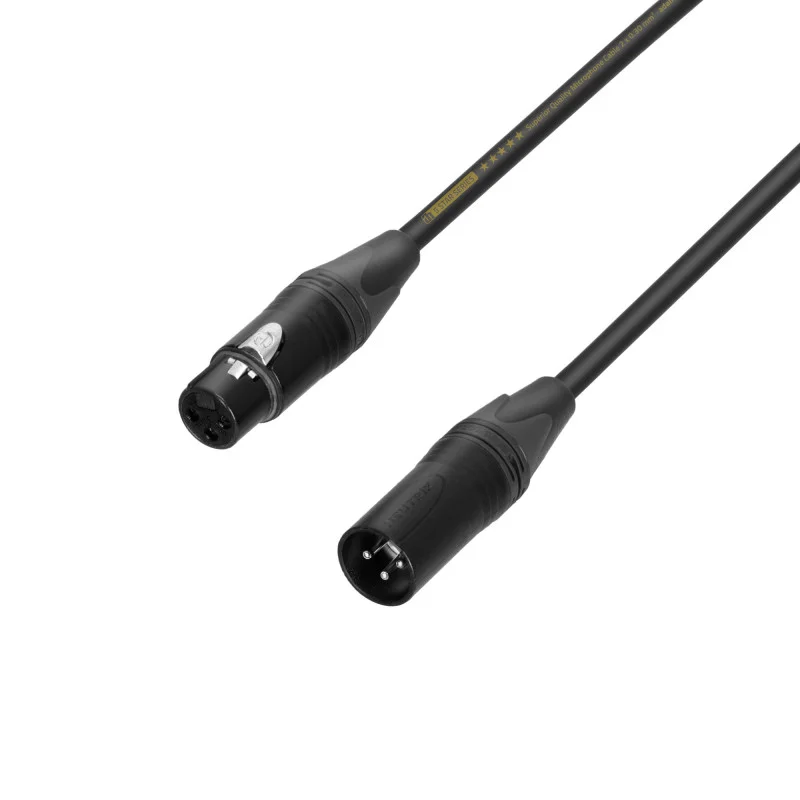 Nouvel Arrivage Câble Micro Neutrik Xlr Femelle Vers Xlr Mâle 1 M