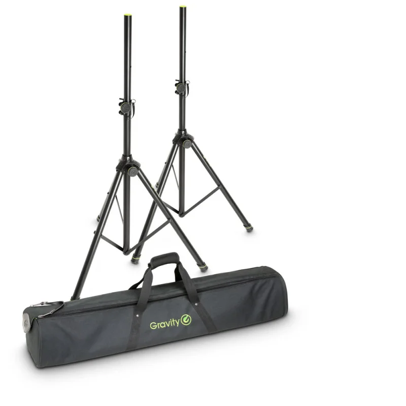 SS 5211B SET1 - 2 Pieds d‘Enceinte Aluminium + Housse de transport Meilleur Prix