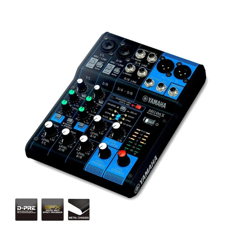 MG06X - Console de Mixage Analogique Achetez Aujourd'hui