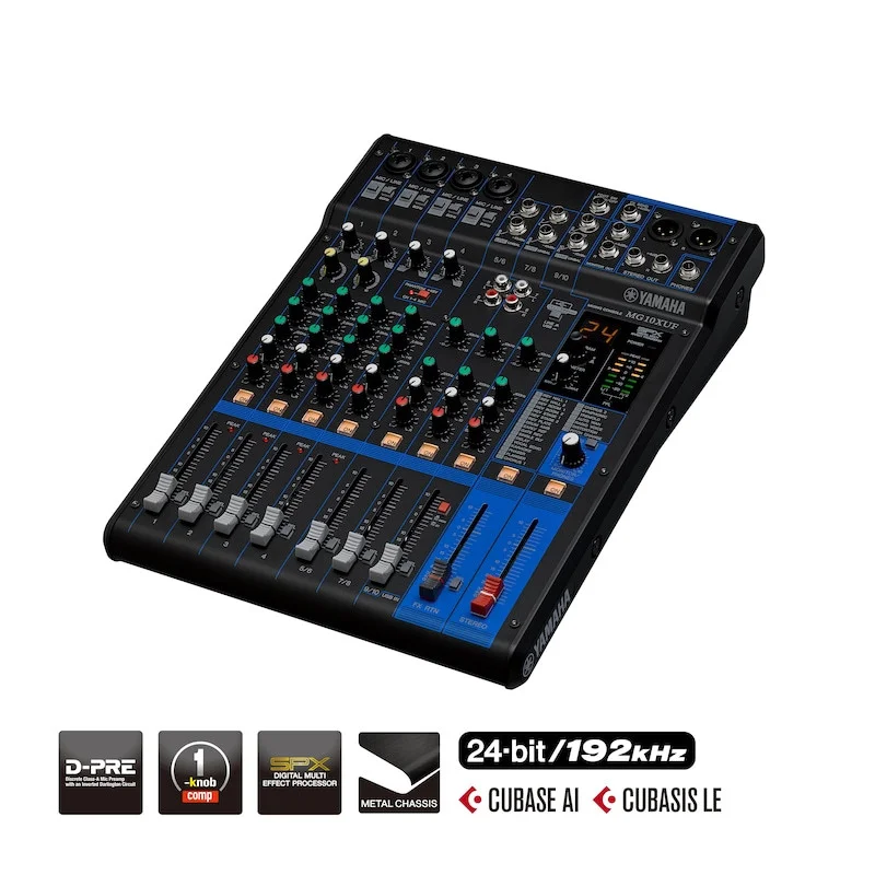 MG10XUF - Console de Mixage Analogique Authentique