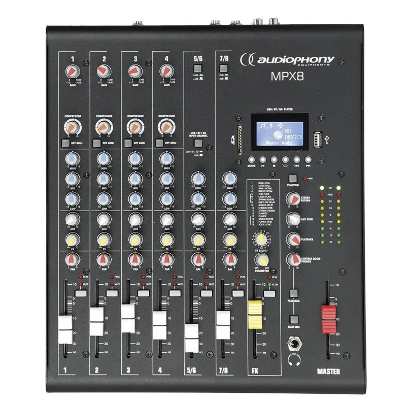 Vente Directe MPX8 - Console de mixage 8 canaux