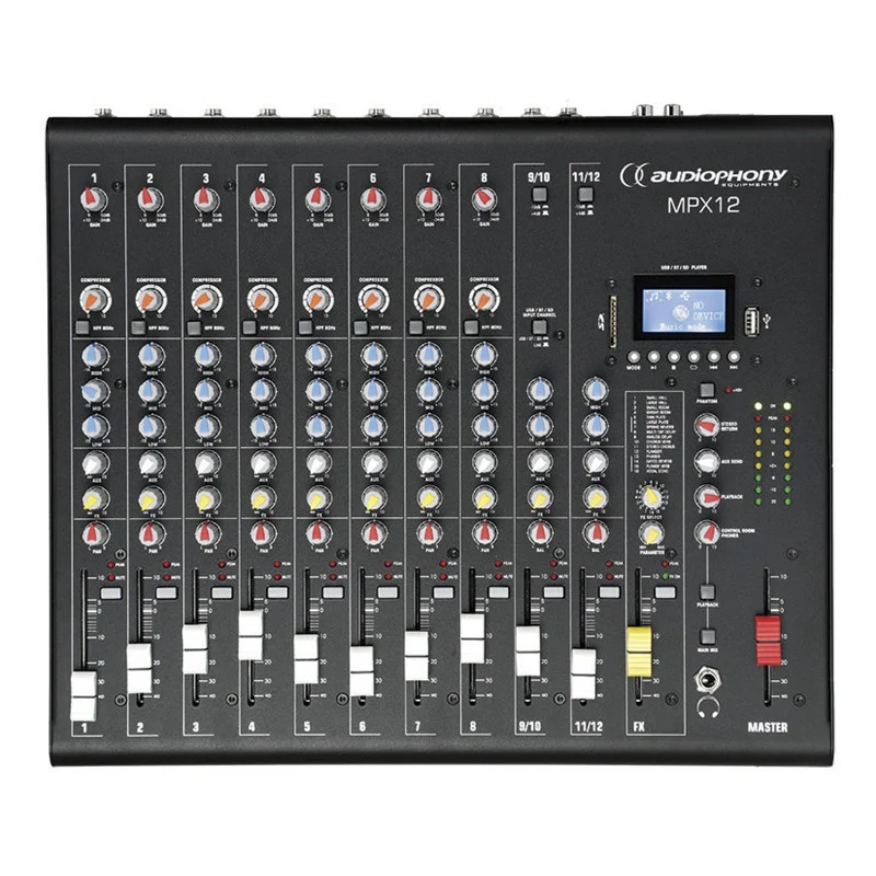 MPX12 - console de mixage 12 Canaux Dernier Modèle