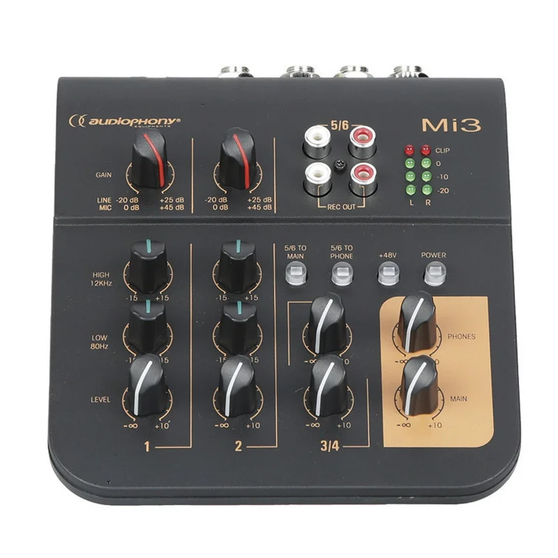 Marque Mi3 - Table de mixage 3 canaux