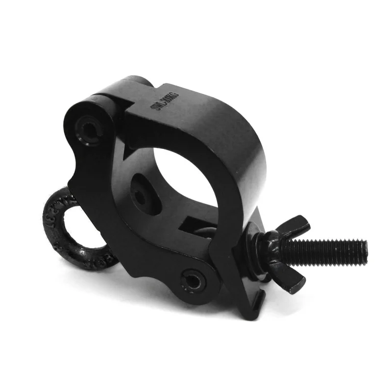 Certifié Collier Noir 50mm avec anneaux - 220kg