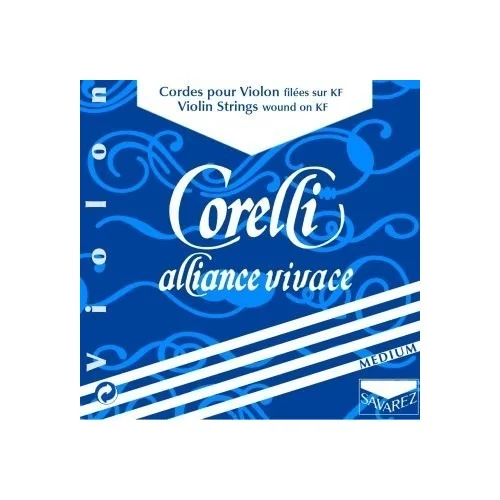 Corelli Alliance Jeu de cordes violon 4/4 Tension Medium Réduction