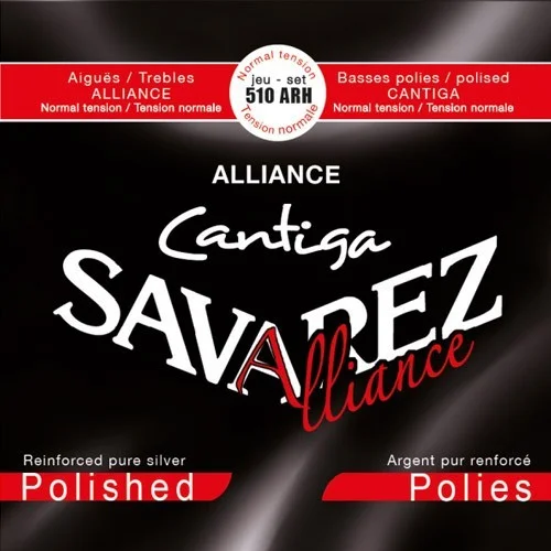 Savarez 510ARH Alliance Cantiga Argent pur poli tension normale Usine Directe