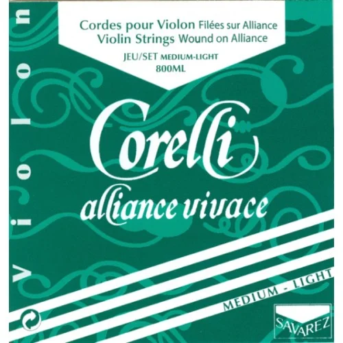 Corelli Alliance Jeu de cordes violon 4/4 Tension Medium Light Commander Maintenant