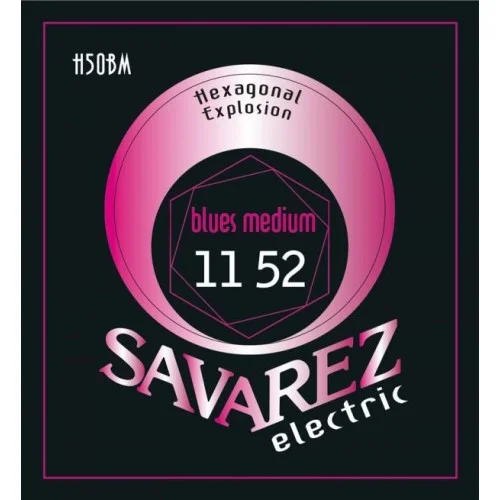 Prix Bas Savarez H50BM Electric Hexagonal Explosion Blues Medium