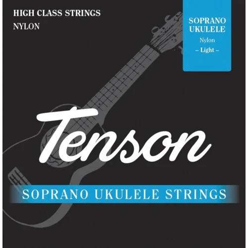 Tenson Ukulélé black nylon F600460 Soprano Paiement Sécurisé