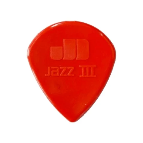 Dernier Modèle Médiator Dunlop Jazz III Nylon lot de 6